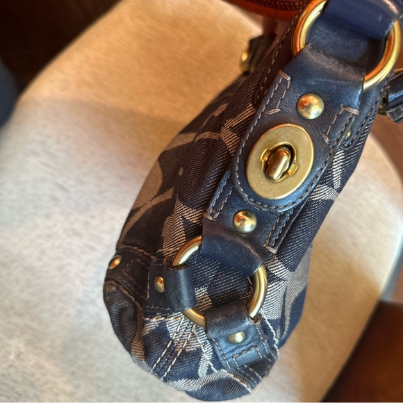 Vintage Denim Coach Handbag - Picture 3 of 8